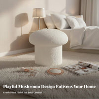 Toadstool Stool Cozy Aesthetic Toadstool Pouf Soft Hint for Children, Homeowners