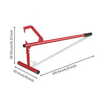 Cant Hook Logging Tool Long Handle Rubber Grip Cant Hook Log Jack for Lumber Handling