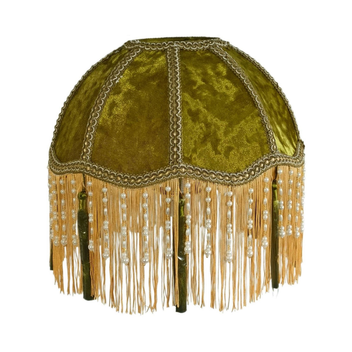 Lampshade with Fringe Ornate Lampshade Artisanal for Bedside Table
