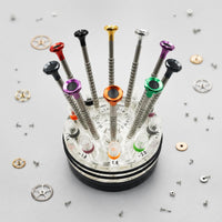 10 Pieces Watch Repair Screwdriver Set Precision Watch Screwdriver Bearing Steel Bits Hand Tool for Watchmakers