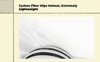 MIPS carbon fiber bike helmet