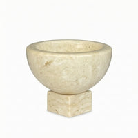 Marble Tray Decorative Marble Bowl Multipurpose Decor for Coffee Table