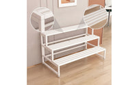 Floor-Standing 3-Tier Plant Stand Slatted 3 Tier Plant Stand Decorative Shelving Unit Space-Saving for Gardeners, Balcony, Patio, Living Room, Corner