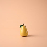 Incense Holder with Fruit Shaped Ceramic Design for Living Room Decor, Handmade Burner for Meditation and Relaxation Areas