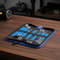 7 Pieces Zippered Car Trim Removal Tool Kit Interior Trim Removal Tool Kit Long-Lasting Lightweight for Detailers, Workshop