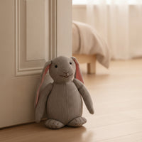 Hare Door Stopper Herringbone Hare Doorstop Soft Stuffed Animal Doorstop for Kids, Living Room