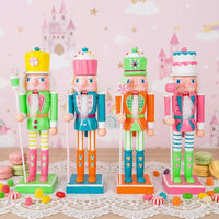 Wooden Nutcracker Soldier Christmas Decoration 25/30cm