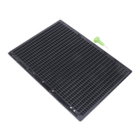 Hinged Side Braille Writing Board Lightweight Braille Writing Slate Portable Accessibility Tool Compact for Blind People
