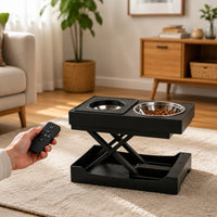 Adjustable Pet Feeder with Remote Control Elevated Electric Pet Feeding Station Ergonomic Elevated Dog Bowl Stand for Dogs, Cats