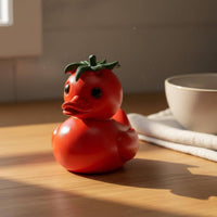 Vegetable Duck Statue Whimsical Decorative Item Sturdy