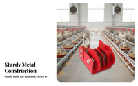 Hand Crank hoist bidirectional Operation raiseing equipment sturdyDuty for Chicken enclosure
