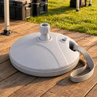 Plastic Umbrella Base Textured Sun Umbrella Base Low-Lying Pole Holder Rounded for Beach