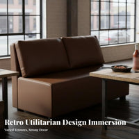 Factory-inspired aesthetic Bar Set Retro Design Restaurant Seating Upholstered Sofa Easy to Clean for Lounge