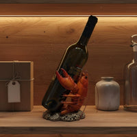 Crustacean Vino Bottle Holder Unique Gift Crawfish Bottle Stand Sturdy