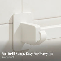 Space-Saving Wall Mounted Slipper Rack Waterproof No-Drill Draining Slipper Rack Long-Lasting for Renters, Students, Restroom, Dorm Room