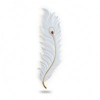 Feather Wall Sconce Dimmable Feather Wall Light Elegant for Hallway