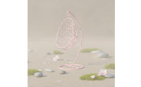 Iron Chair Ornament Metal Wire Chair Sculpture Mini for Garden