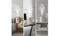 Humidifier with Two Mist Outlets Auto Shut off Top-Fill Humidifier Appliance Portable USB for Office Workers, Bedroom, Bedside