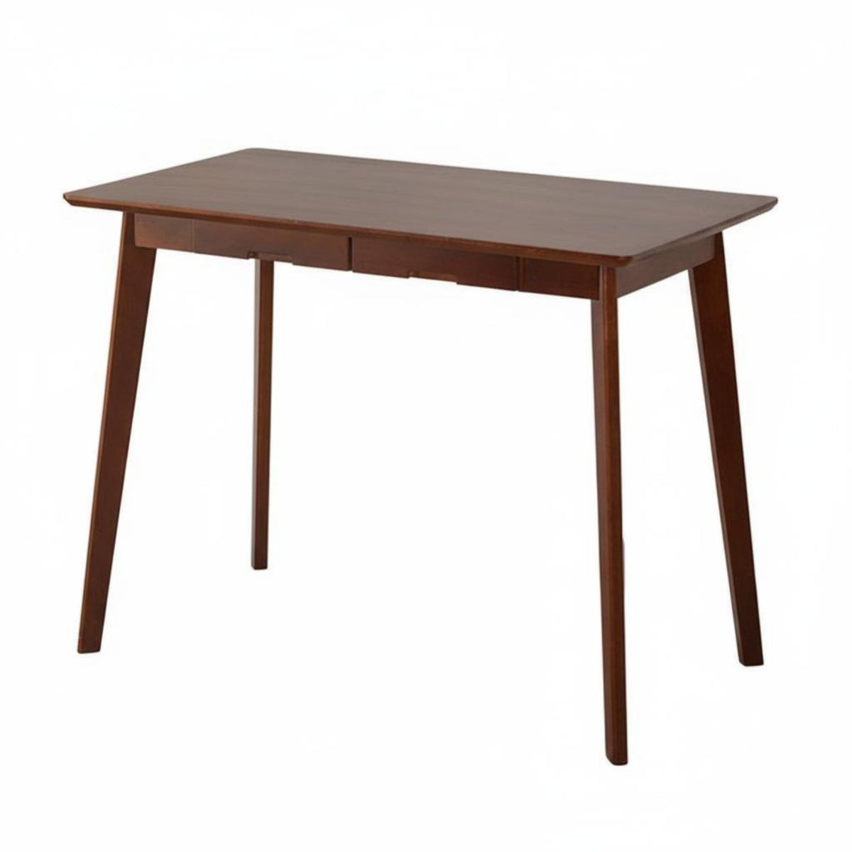 Small Space Friendly Writing Desk with Drawers Compact Design Writing Desk with 2 Drawers Multifunctional Study Table Easy to Assemble for Students, Teenagers, Teens, Bedroom, Dorm Room