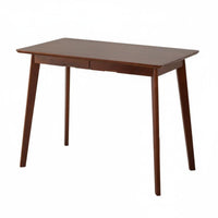 Small Space Friendly Writing Desk with Drawers Compact Design Writing Desk with 2 Drawers Multifunctional Study Table Easy to Assemble for Students, Teenagers, Teens, Bedroom, Dorm Room