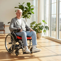 Dimpled Crate Wheelchair Cushion Pressure Relief Breathable Wheelchair Seat Pad