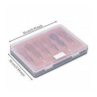 6 Pieces Stainless Timepiece Case Opening Tool Easy to Use Watch Repair Set