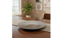 Fruit Tray Mirror-Polished Stainless Steel Tray Round for Snack Service, Hosts