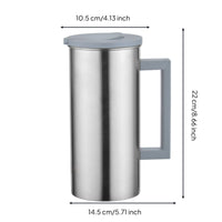 Stainless Steel Pitcher Large Capacity Juice Pitcher Long-Lasting