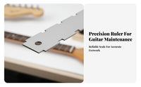 6 Pieces Fingerboard Protection Guitar Fret Repair Tool Set Professional Grade Fret Dressing File Kit All-in-All-in-Single for Hobbyists