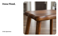 Rectangular Mortise and Tenon Stool Multi-Purpose Low Bench space-saving Size