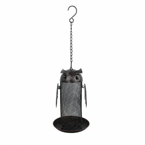 Hanging Bird Feeder Decorative Bird Feeder with Tray Weather Resistant for Patio