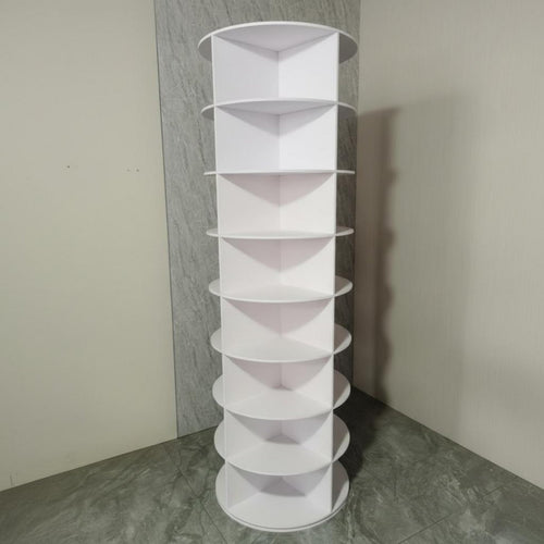 Rotating Shoe Rack Multifunctional 360° Revolving Shoe Rack Space Saving 360 Degree Rotating Shelf for Women, Fashion Lovers, Closet, Hallway, Bedroom
