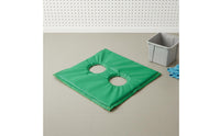 Safe Play Double Hole Foam Mat Long-Lasting Rainbow Hole Mat Cushioned Space Saving for Kindergarten