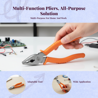Cutting Pliers, sturdyDuty Wire Tool, Non-Slip Handle, Multifunctional for Electronic Projects, Home Repairs, DIY Tasks