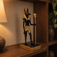 Anubis Figurine Upright Anubis Statue Collectible for Desktop