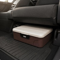 Password Lock Storage Box Easy to Clean Password Lock Box Large Capacity Travel Case for Car