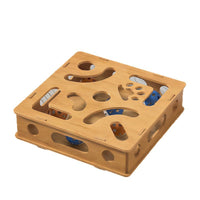 Cat Toy Puzzle Box with Wand and Balls for Interactive Play