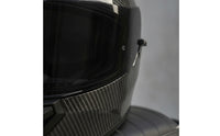 Helmet with Headset | Carbon-Fiber-Pattern, DOT Certified Helmet, for Street Riding