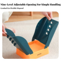 Expandable Trash Can Modern Design Adjustable Garbage Bin Accessible Top Waste Basket Easy to Clean Accessible Top Trash Can