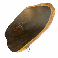 Live Border Slab Table Sturdy Live Border Tabletop Handmade for Bedroom