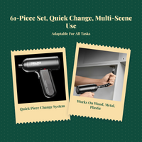 Cordless screwdriver for DIY, home