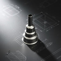 9 Mm Round Nozzle Silver Finish Tool Part Tapered Body