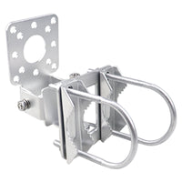 Two-Way Adjustable Angle Bracket for Pole and Wall Mounting, 90-Degree Fixing Bracket Hardware