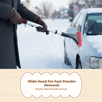 Winter Remover Tool, Heavy Duty, Extended Handle, Car