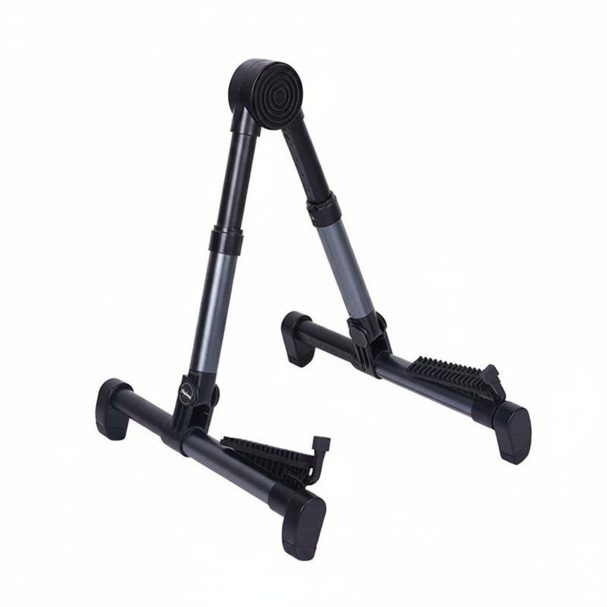 Stable Triangular Design Foldable Guitar Stand Aluminum Alloy Triangular Stand Guitar Stand Silicone Padding Adjustable for Guitarists, Musicians, Home Studio, Practice Room, Stage Performance