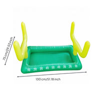 Inflatable Football Cooler Measurement Markings Inflatable Ice Serving Bar Green