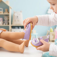 Doll Shoes Set for 18-inch American Girl Dolls, Bowknot Cute New Style Shoes