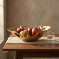 Decorative Fruit Bowl Easy to Clean Serving Tray Breathable Household Decor
