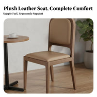 Upholstered Backrest Chair Nordic and Aesthetic Dining Seat Minimalist Design Easy to Clean for Restaurant Owners, Residents