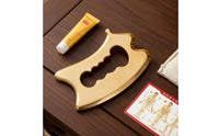 Brass Gua Sha Tool Smooth Gua Sha Tool with Storage Bag Ergonomic